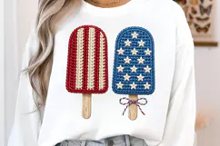 4th of July Png, Faux Yarn USA Product Image 2