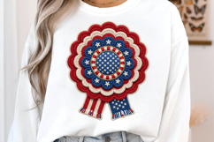 4th of July Png, Faux Yarn USA Product Image 2