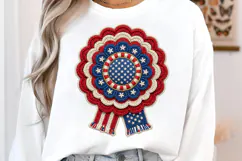 4th of July Png, Faux Yarn USA Product Image 2