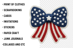 4th of July Png, Faux Yarn USA Product Image 3