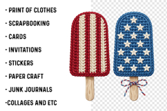 4th of July Png, Faux Yarn USA Product Image 3
