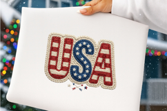 4th of July Png, Faux Yarn USA Product Image 4
