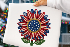 4th of July Png, Faux Yarn USA Product Image 4