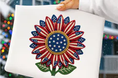 4th of July Png, Faux Yarn USA Product Image 4