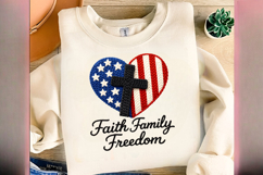 4th of July PNG, independence Day PNG, Faux Yarn Patriotic Product Image 6