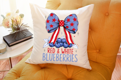 4th of July Red White Blueberries PNG Product Image 4