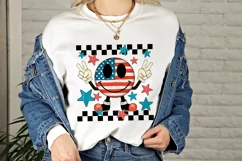 4th of July Retro Sublimation | Independence Day Shirt Print Product Image 4