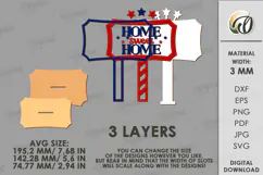 4th Of July Stand Decor Lasercut. Patriotic Signs SVG Product Image 2