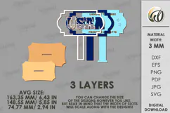 4th Of July Stand Decor Lasercut. Patriotic Signs SVG Product Image 2