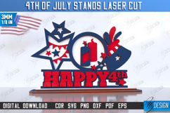 4th of July Stand Laser Cut| Independence Day|Patriotic Sign Product Image 1