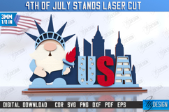4th of July Stand Laser Cut| Independence Day|Patriotic Sign Product Image 1