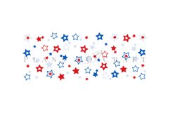 4th of july stars coffee mug sublimation wrap glass mug wrap svg presized for 11oz and 15oz glass mug are sublimation files