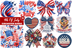 4th Of July Sublimation Bundle, Patriotic Sublimation Bundle Product Image 1