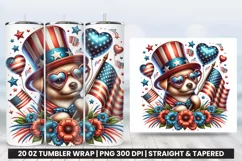 patriotic tumbler wrap