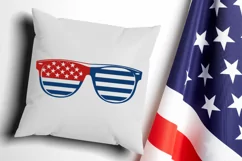 4th of July sunglasses SVG , Fourth Of July SVG Product Image 2