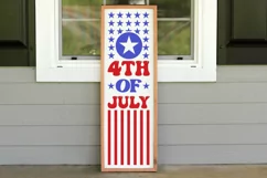 4th of July SVG Design Porch Sign SVG,Independence Day SVG Product Image 2
