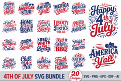 4th of July SVG Bundle | 4th of July SVG Files Product Image 1