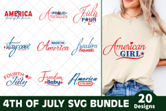 4th of July SVG Design Bundle, 20 Designs Product Image 1