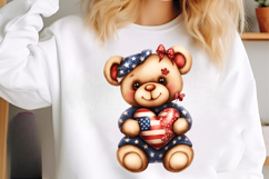 4th Of July Teddy Bear Clipart Product Image 3