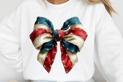4th of July USA Bow PNG Clipart Product Image 2