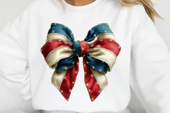 4th of July USA Bow PNG Clipart Product Image 2