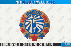 4th Of July Wall Decor Laser Cut, Patriotic Welcome Sign SVG Product Image 5