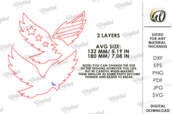 4th Of July Signs Bundle Laser Cut. Wall Decor SVG Product Image 5