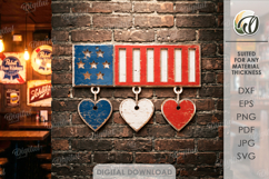 4th Of July Signs Bundle Laser Cut. Wall Decor SVG Product Image 11