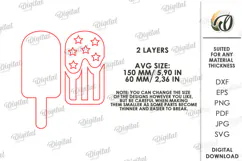 4th Of July Sign Laser Cut. Patriotic Wall Decor SVG Product Image 2