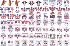 Patriotic sublimation bundle | 4th of July cliparts Product Image 2