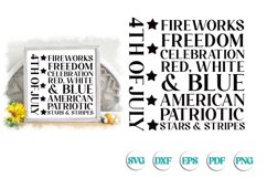 4th of July Subway Art SVG Product Image 1