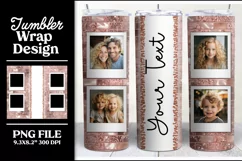 Photo Sublimation Tumbler Skinny Template 20 oz Product Image 1