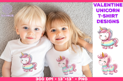 Cute Chibi Unicorn Clipart Design Product Image 1