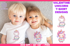 Cute Chibi Unicorn Clipart Design Product Image 1