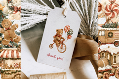 Vintage Christmas Clipart Product Image 4