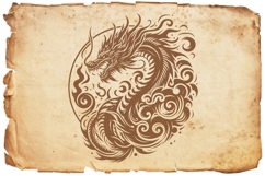 Fierce Oriental Dragon Head in Smoke Product Image 4