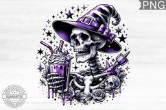 Halloween Skeleton Clipart - Halloween Skeleton Sublimation Product Image 1
