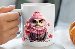 Christmas Owl Clipart, Christmas Owl Clipart, Christmas Owl Product Image 5