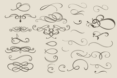 Hand drawn vintage ornaments set Product Image 4