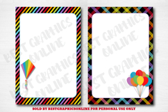 Rainbow Printable Note Paper Bundle, Rainbow Writing Papers Product Image 6