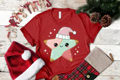 Christmas Bells Candle Star Ornament PNG Sublimation Clipart Product Image 3