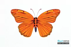 Watercolor Groovy Butterflies Sublimation PNG Product Image 1