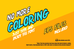 KNOCKWORK - Comic SVG Color Font Product Image 2
