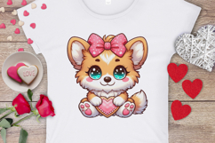 Valentine’s Day Sublimation PNG Cute Animals Clipart Product Image 2