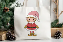 Christmas Angel, Elf, Santa, Snowman PNG Sublimation Clipart Product Image 3