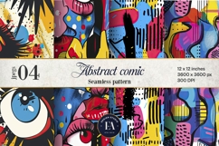 Pop Art Digital Paper |Comic Book Background Product Image 1