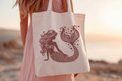 Mermaid Silhouette SVG Cut Files| 4 Magical Mermaid Designs Product Image 4