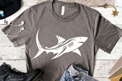 4 Tribal Shark Silhouette SVG | Shark Designs PNG Clipart Product Image 5