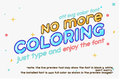 Bubblio glaze - playful bubble display font Product Image 3