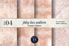 Fairy Lace Digital Paper, Floral Lace Pattern Product Image 1